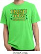 St Patricks Day Irish Today Hungover Pigment Dyed T-shirt