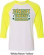 St Patricks Day Irish Today Hungover Raglan Shirt