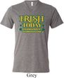 St Patricks Day Irish Today Hungover Tri Blend V-neck