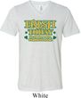 St Patricks Day Irish Today Hungover Tri Blend V-neck