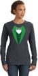 St Patricks Day Irish Tuxedo Ladies Sweatshirt