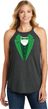 St Patricks Day Irish Tuxedo Ladies Tri Rocker Tank Top