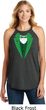 St Patricks Day Irish Tuxedo Ladies Tri Rocker Tank Top