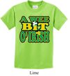 St Patricks Day Kids Shirt A Wee Bit Irish Tee T-Shirt