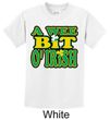 St Patricks Day Kids Shirt A Wee Bit Irish Tee T-Shirt