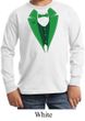 St Patricks Day Kids Shirt Irish Tuxedo Long Sleeve Tee T-Shirt