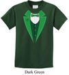 St Patricks Day Kids Shirt Irish Tuxedo Tee T-Shirt