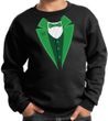 St Patricks Day Kids Sweatshirt Irish Tuxedo Sweat Shirt
