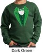 St Patricks Day Kids Sweatshirt Irish Tuxedo Sweat Shirt