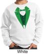 St Patricks Day Kids Sweatshirt Irish Tuxedo Sweat Shirt