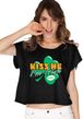 St Patricks Day Kiss Me I'm Irish Ladies Boxy Tee