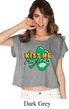 St Patricks Day Kiss Me I'm Irish Ladies Boxy Tee
