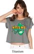 St Patricks Day Kiss Me I'm Irish Ladies Boxy Tee