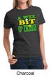 St Patricks Day Ladies Shirt A Wee Bit Irish Shamrock Tee T-Shirt