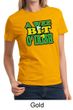 St Patricks Day Ladies Shirt A Wee Bit Irish Shamrock Tee T-Shirt