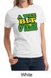 St Patricks Day Ladies Shirt A Wee Bit Irish Shamrock Tee T-Shirt