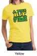 St Patricks Day Ladies Shirt A Wee Bit Irish Shamrock Tee T-Shirt