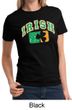 St Patricks Day Ladies Shirt Distressed Irish Shamrock Tee T-Shirt