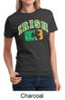 St Patricks Day Ladies Shirt Distressed Irish Shamrock Tee T-Shirt