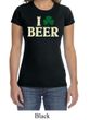St Patricks Day Ladies Shirt I Love Beer Crewneck Tee T-Shirt