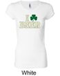 St Patricks Day Ladies Shirt I Love Beer Longer Length Tee T-Shirt