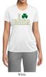 St Patricks Day Ladies Shirt I Love Beer Moisture Wicking Tee T-Shirt