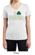 St Patricks Day Ladies Shirt I Love Beer Moisture Wicking V-neck Tee