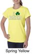 St Patricks Day Ladies Shirt I Love Beer Organic Tee T-Shirt