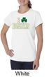 St Patricks Day Ladies Shirt I Love Beer Organic Tee T-Shirt
