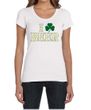 St Patricks Day Ladies Shirt I Love Beer Scoop Neck Tee T-Shirt