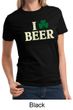 St Patricks Day Ladies Shirt I Love Beer Tee T-Shirt