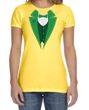 St Patricks Day Ladies Shirt Irish Tuxedo Crewneck Tee T-Shirt