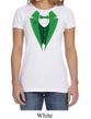 St Patricks Day Ladies Shirt Irish Tuxedo Crewneck Tee T-Shirt