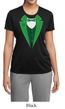 St Patricks Day Ladies Shirt Irish Tuxedo Moisture Wicking Tee T-Shirt