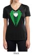 St Patricks Day Ladies Shirt Irish Tuxedo Moisture Wicking V-neck Tee