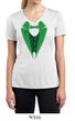 St Patricks Day Ladies Shirt Irish Tuxedo Moisture Wicking V-neck Tee