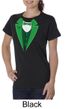 St Patricks Day Ladies Shirt Irish Tuxedo Organic Tee T-Shirt