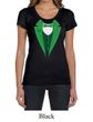 St Patricks Day Ladies Shirt Irish Tuxedo Scoop Neck Tee T-Shirt
