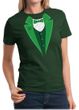 St Patricks Day Ladies Shirt Irish Tuxedo Tee T-Shirt