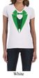 St Patricks Day Ladies Shirt Irish Tuxedo V-neck Tee T-Shirt