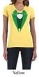 St Patricks Day Ladies Shirt Irish Tuxedo V-neck Tee T-Shirt