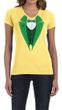 St Patricks Day Ladies Shirt Irish Tuxedo V-neck Tee T-Shirt