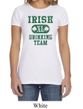 St Patricks Day Ladies Shirts Irish Drinking Team Crewneck Tee T-Shirt