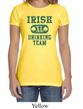 St Patricks Day Ladies Shirts Irish Drinking Team Crewneck Tee T-Shirt