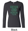 St Patricks Day Ladies Shirts Irish Drinking Team Long Sleeve Tee