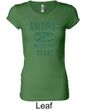St Patricks Day Ladies Shirts Irish Drinking Team Longer Length Tee