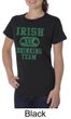 St Patricks Day Ladies Shirts Irish Drinking Team Organic Tee T-Shirt