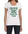 St Patricks Day Ladies Shirts Irish Drinking Team Scoop Neck Tee