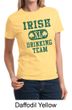 St Patricks Day Ladies Shirts Irish Drinking Team Tee T-Shirt