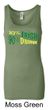 St Patricks Day Ladies Tanktop 10% Irish 90% Drunk Longer Length Tank